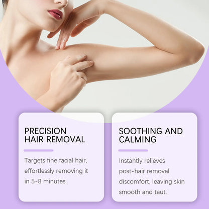 Hair Removal Cream Underarm Leg Intimate Areas Painless Hair Remover Growth Inhibitor Soothing Gentle Permanent Depilatory Cream
